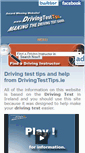 Mobile Screenshot of drivingtesttips.ie