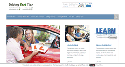 Desktop Screenshot of drivingtesttips.biz